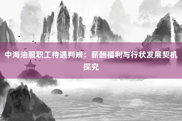 中海油服职工待遇判辨：薪酬福利与行状发展契机探究